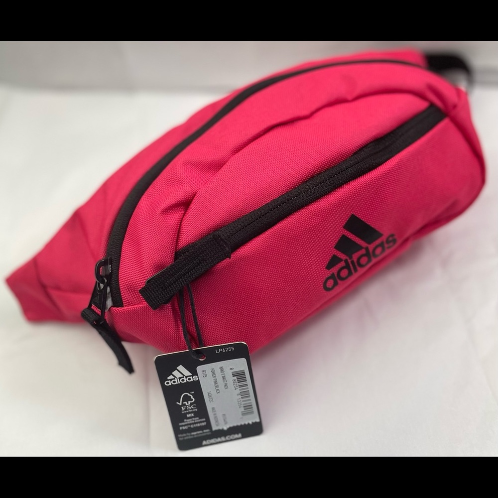 Adidas waist sport bag Pink /Black - Picture 2 of 12